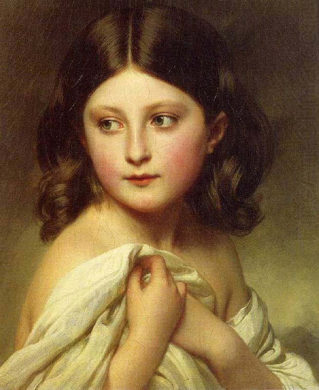 Franz Xaver Winterhalter A Young Girl called Princess Charlotte china oil painting image